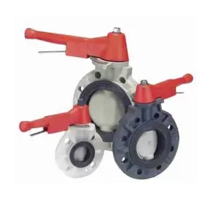 Val. Mariposa con palanca